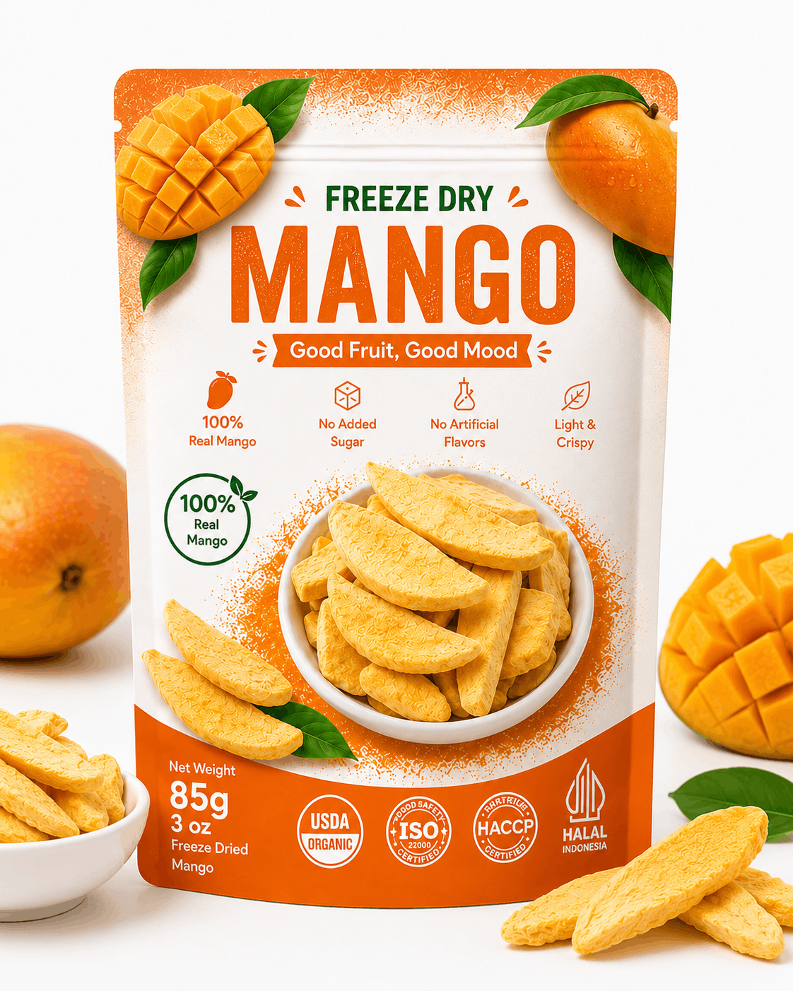 Mango Chips Freeze Dry
