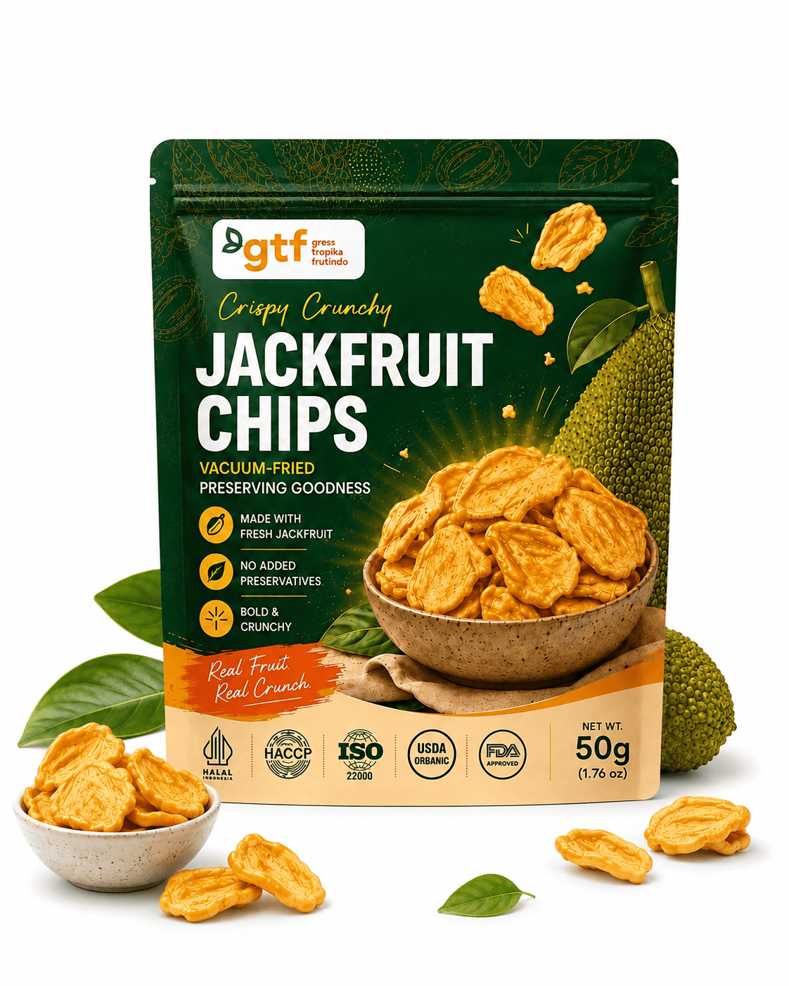 Jack Fruit Chips Vacuum Fry