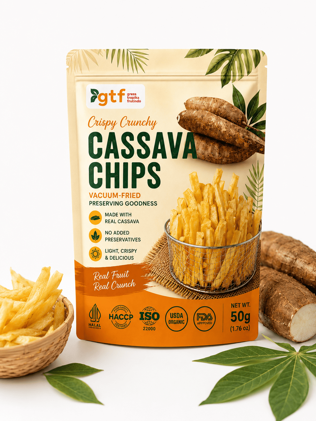 Cassava Chips Vacuum Fry